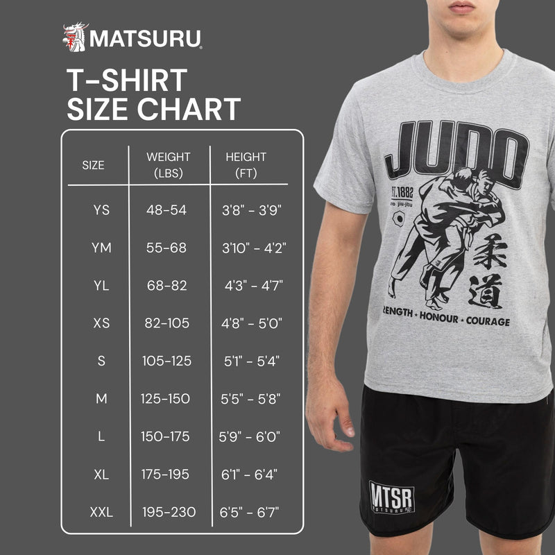 ''Strength, Honour, Courage'' Judo T-Shirt