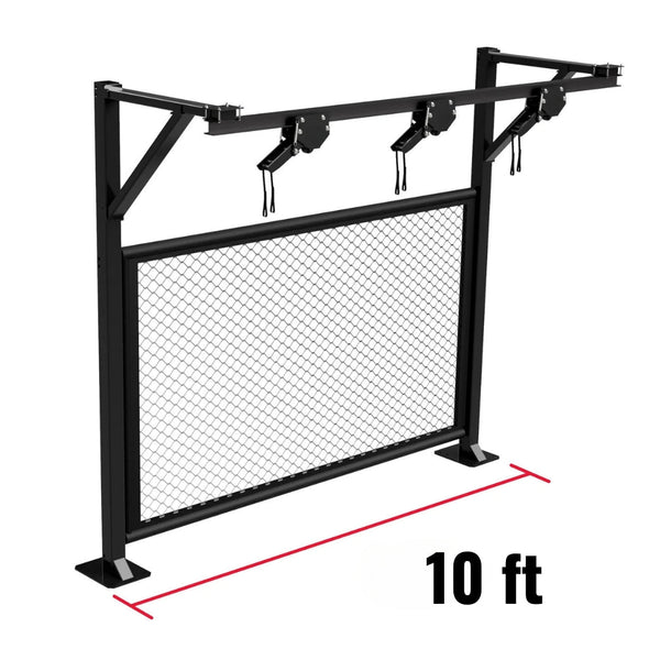 Cage Panels with Trolley Bag Rack