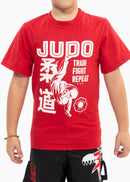 T-shirt de Judo ''Train, Fight, Repeat''