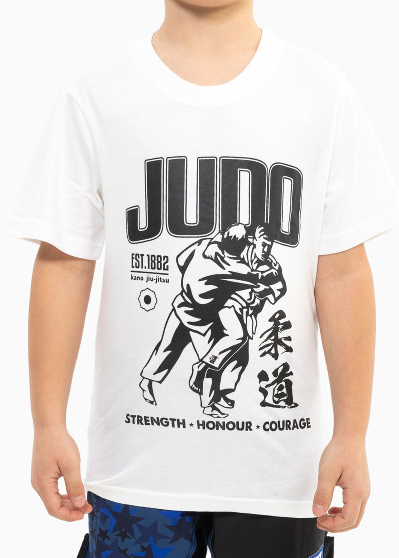 T-Shirt Judo '''Strength, Honour, Courage''