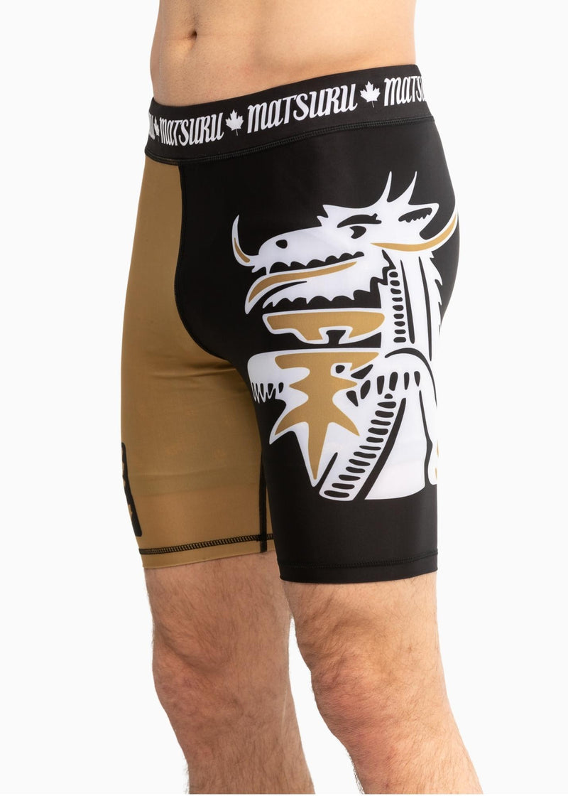 Martial Arts Padded Compression Shorts - Youth