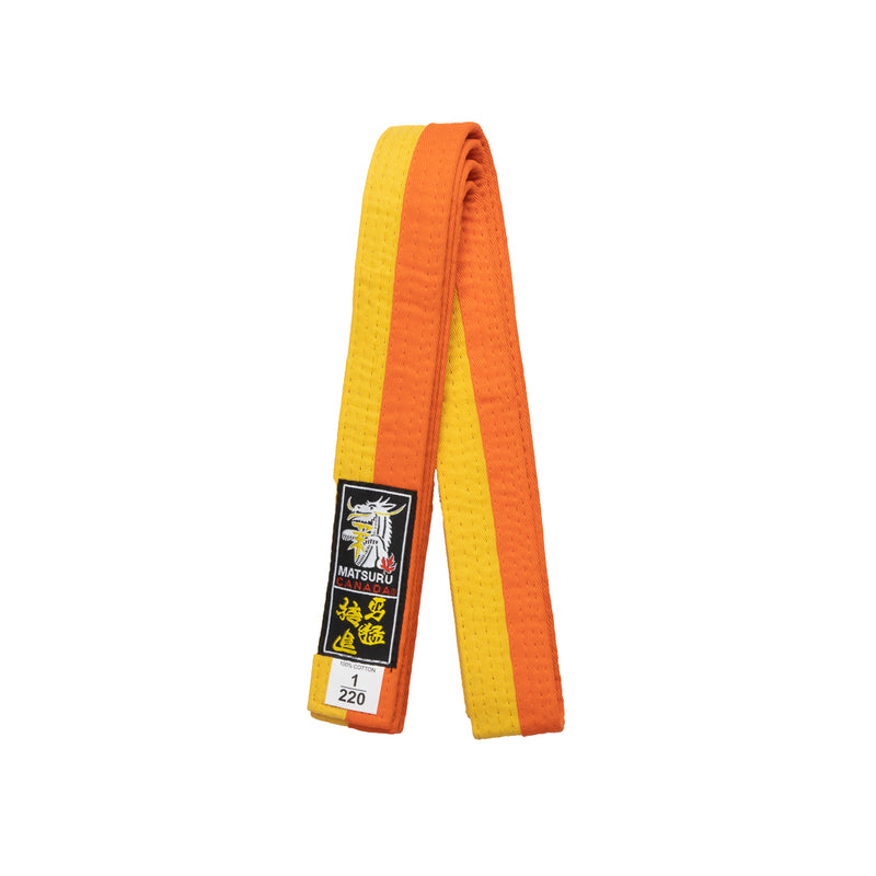 Blanche Jaune Orange Programme Ceinture Noire Judo Grade Premiere
